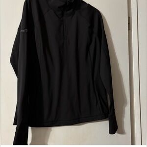Athleta RELIAQUEST Men/Women’s Black 1/2 Zip Shirt Size L